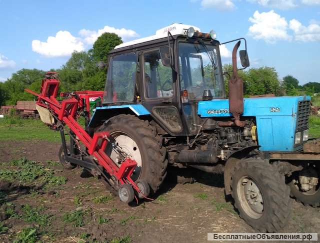 Комбайн для уборки чеснока КУ-1