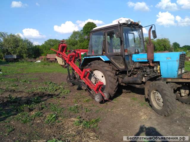 Комбайн для уборки чеснока КУ-1