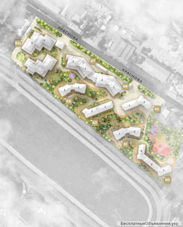 3-кімнатну квартиру в 68 Перлині на Краснова Одеса