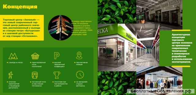 Торговая площадь в ТЦ