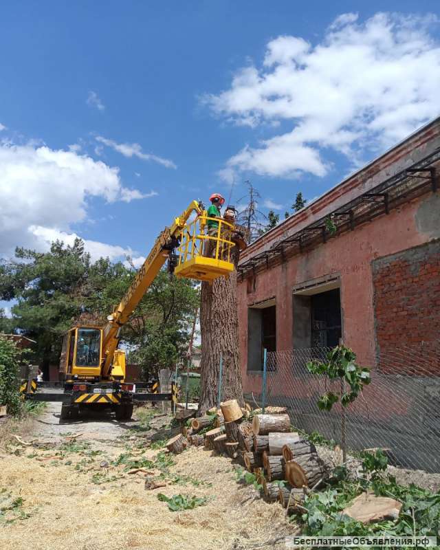 Услуги автовышки с монтажной корзиной высота 22 м