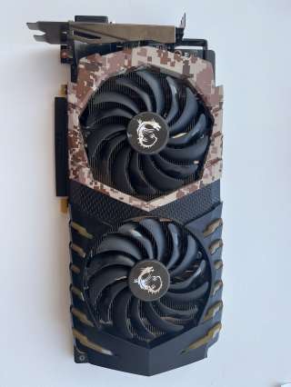 Видеокарта MSI GTX 1060 6gb Camo Squad Gaming X