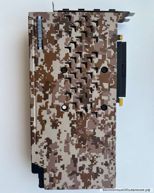 Видеокарта MSI GTX 1060 6gb Camo Squad Gaming X