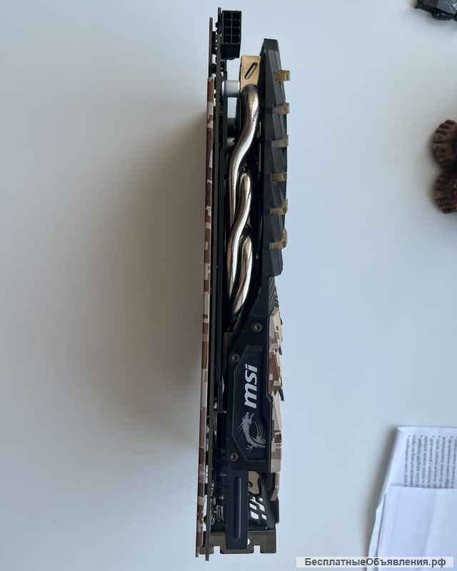 Видеокарта MSI GTX 1060 6gb Camo Squad Gaming X