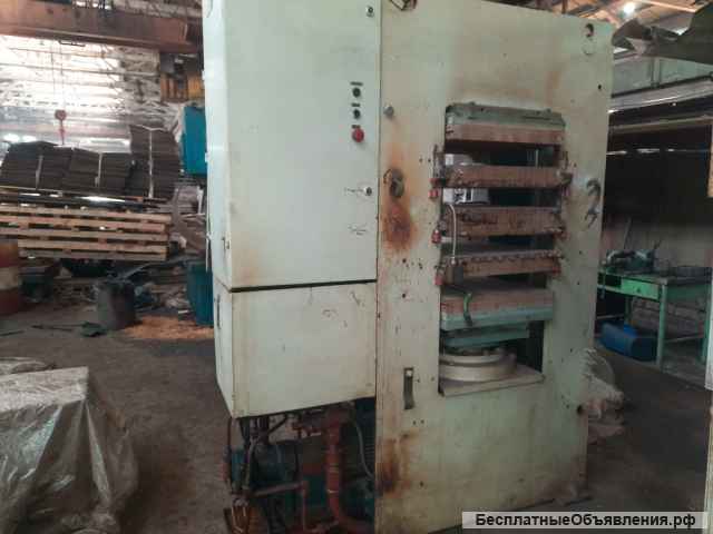 Пресс вулканизационный гидравлический 250х600 4 Э