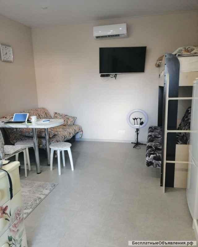 Адлер, с.Веселое Студия 20кв. Евроремонт