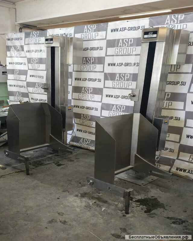 Столбовой (мачтовый) подъёмник-опрокидыватель-стационарный