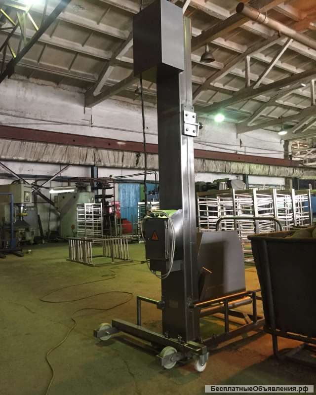 Столбовой (мачтовый) подъёмник-опрокидыватель передвижной