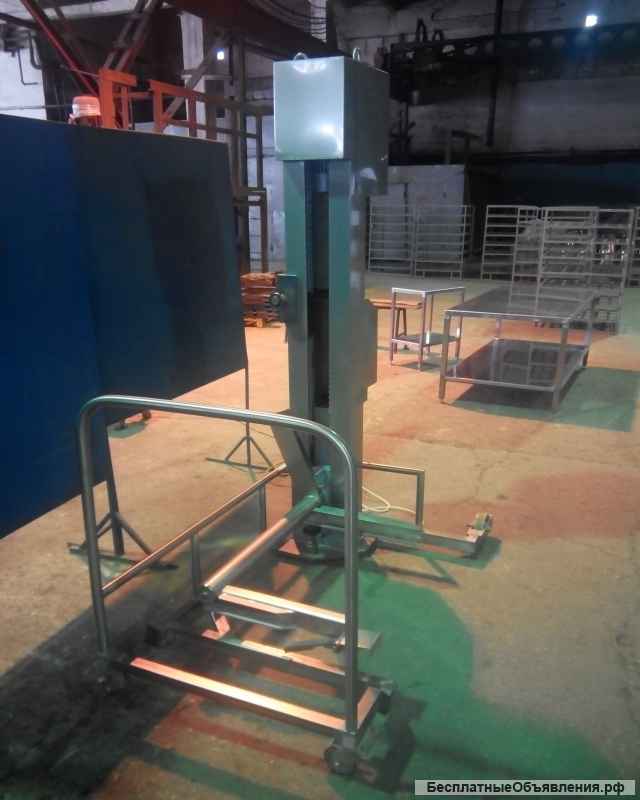 Столбовой (мачтовый) подъёмник-опрокидыватель передвижной