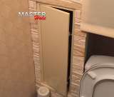 Люк ревизионный, на магните, замке, нажимном механизме