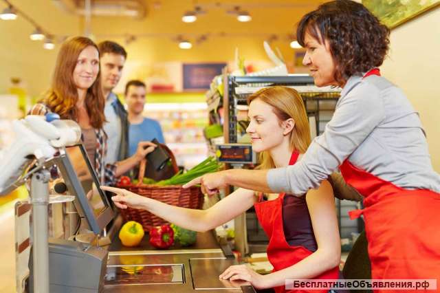 Требуются продавцы кассиры