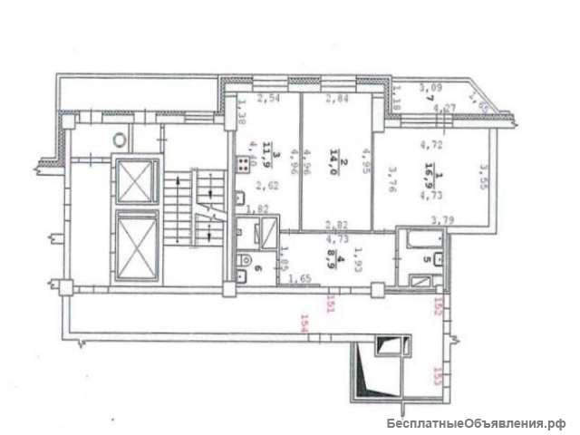 Квартира 151 г. Екатеринбург, ул. Красных командиров, д. 29
