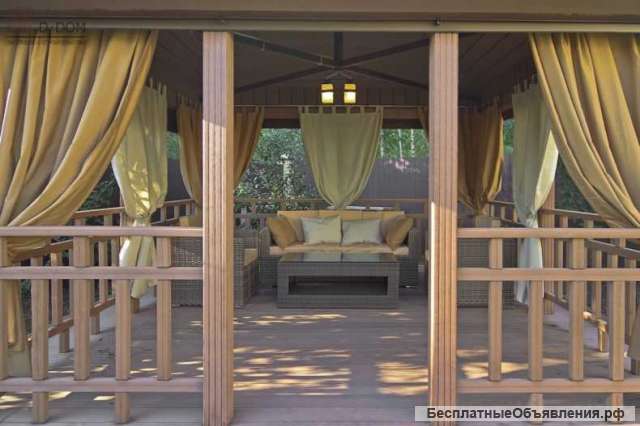 Защитные уличные шторы от солнца, ветра, дождя и снега