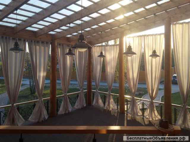 Защитные уличные шторы от солнца, ветра, дождя и снега