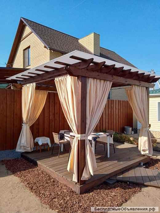 Защитные уличные шторы от солнца, ветра, дождя и снега