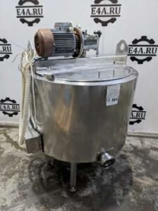 Емкость нержавеющая, объем 0,2 куб.м., рубашка, мешалка, эл. нагрев, инв 984