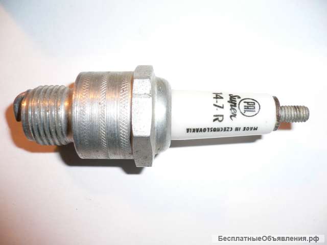 Свеча зажигания новая для мотоцикла "Ява" PAL-14-7 (ЧССР)