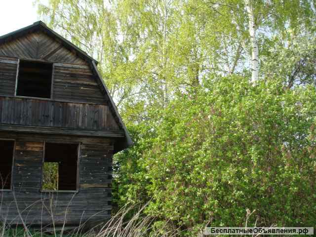 Участок с домом недостроем, ИЖС, ПМЖ, ПРОПИСКА