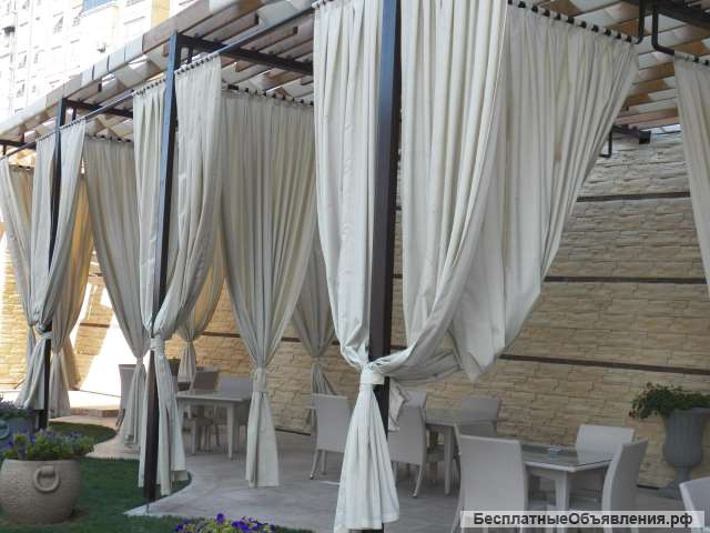 Всепогодные шторы » для беседок, террас, кафе (защита от солнца, ветра, дождя)