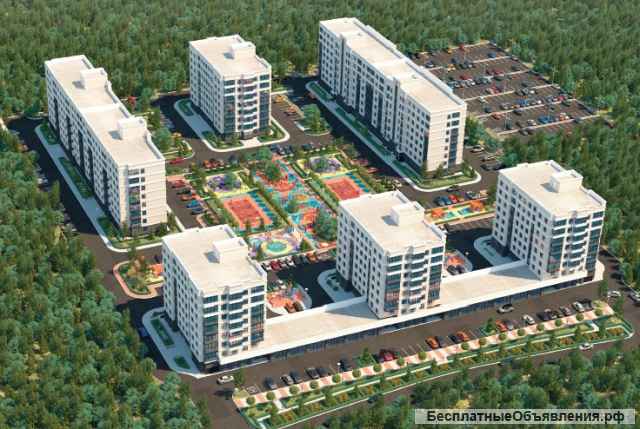 Двухкомнатная квартира с видом на горы, Горячий Ключ