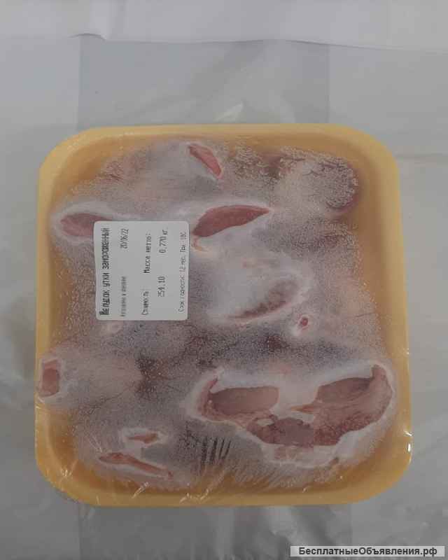 Фермерская утка и субпродукты оптом и в розницу