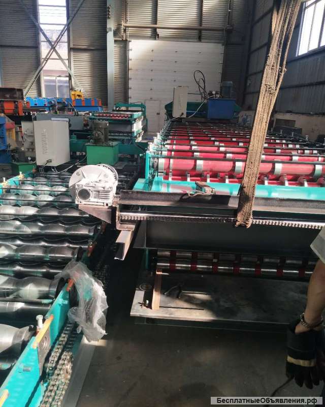 Оборудование для производства металлочерепицы Каскад купить в Китае