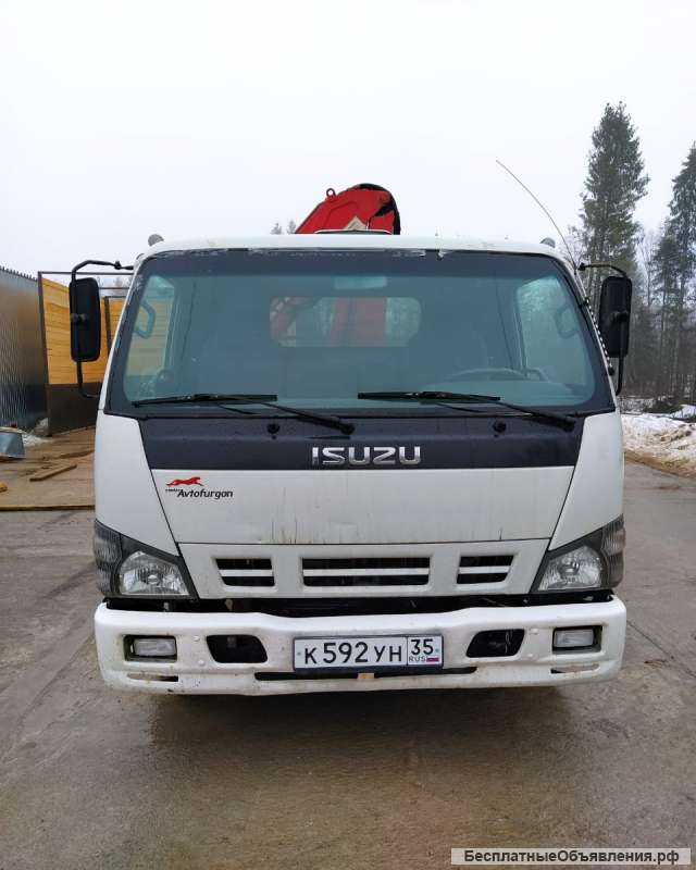 Isuzu NQR75R с КМУ, 2011