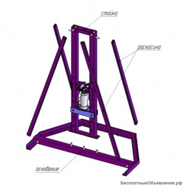 Разборные кабельные домкраты