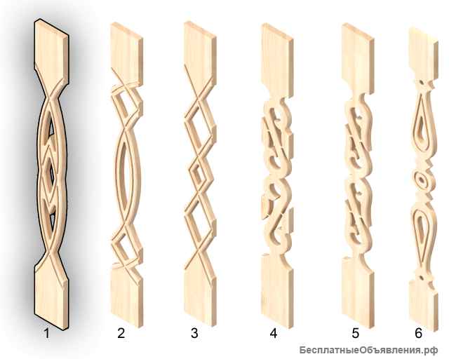 Элементы лестниц балясины, столбы, колонны