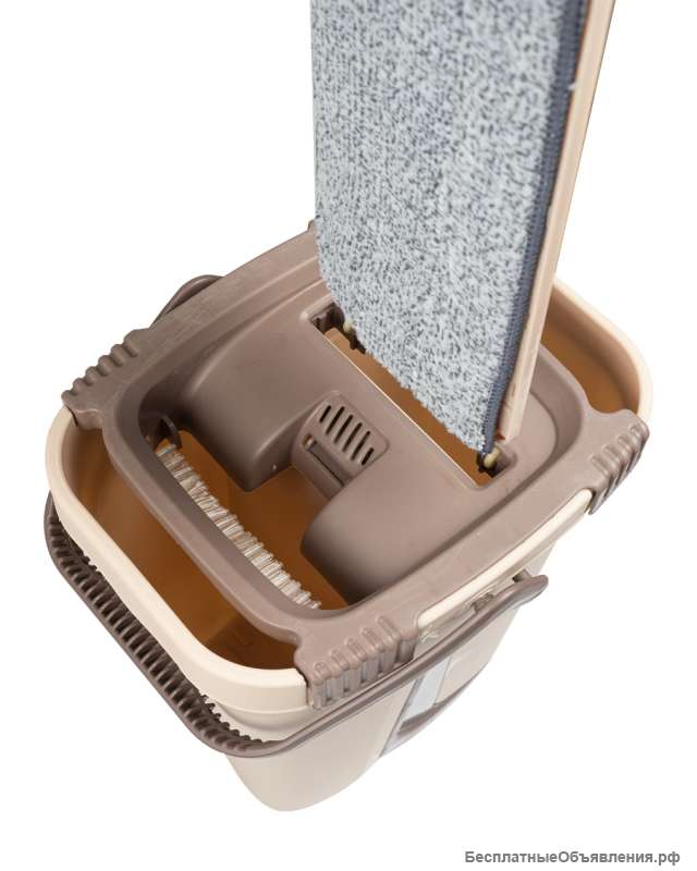 Швабра с отжимом и ведром 10 л. NV-LM250