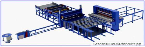 Машина сварки сеток бункерная