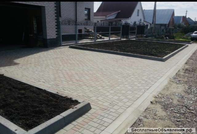 Укладка Тротуарной плитки, Брусчатки