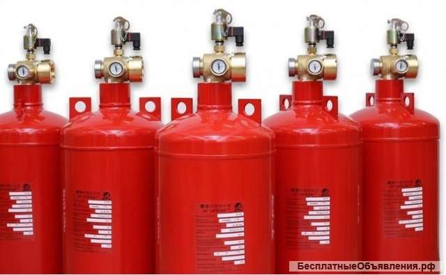 Демонтаж баллонов пожаротушения