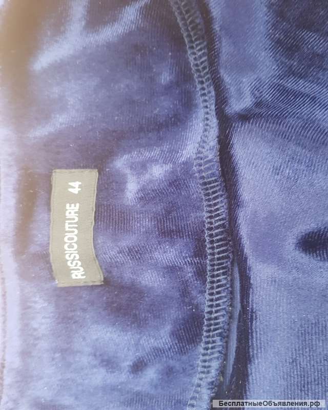 Платье синее