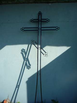 Крест металлический из профиля 15х15