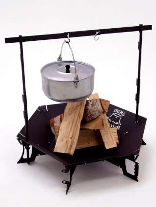 Складная чаша для костра от торговой марки «Пень горелый», 3 в 1 Мангал, Костровая чаша, Таганок