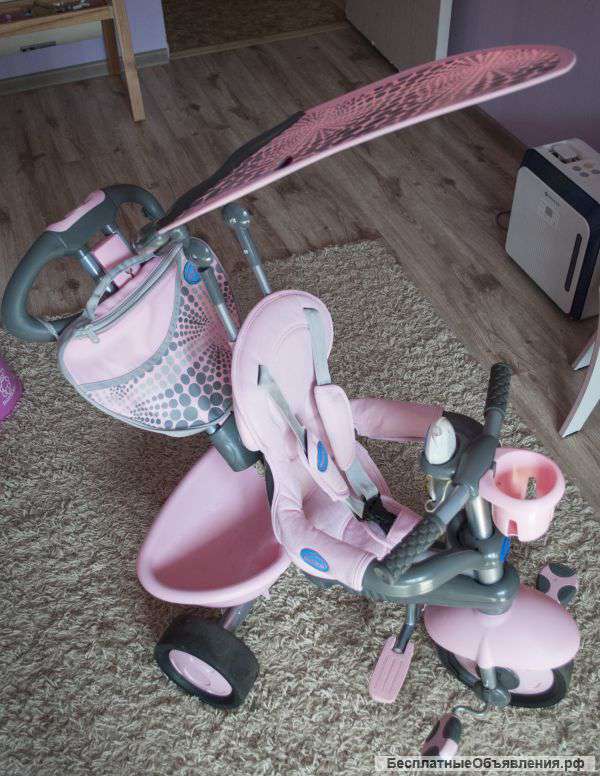 Smart Trike Zoo-Collection розового цвета