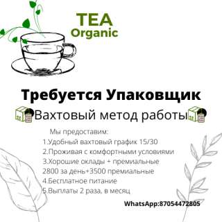 Упаковщик в Москве Вахтой 15/30
