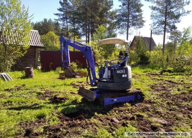 Аренда минитрактора, мини экскаватора