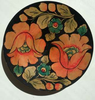 Советский винтаж: тарелочка деревянная декоративная