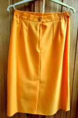 Костюм летний жакет с юбкой жёлтый р. 46-48