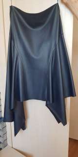 Ассиметричная юбка из Экокожи