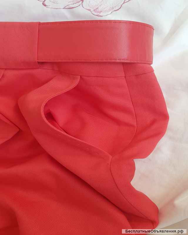 Длинная юбка кораллового цвета (Турция)