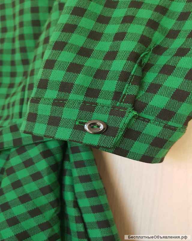 Ассиметричное платье в клетку