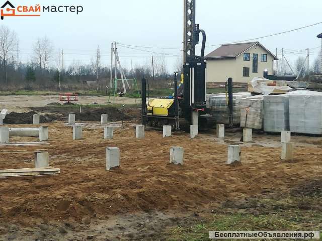 Свайные фундаменты для строительства