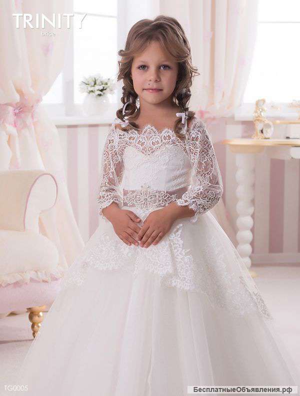 Праздничное нарядное бальное платье 5-10 лет