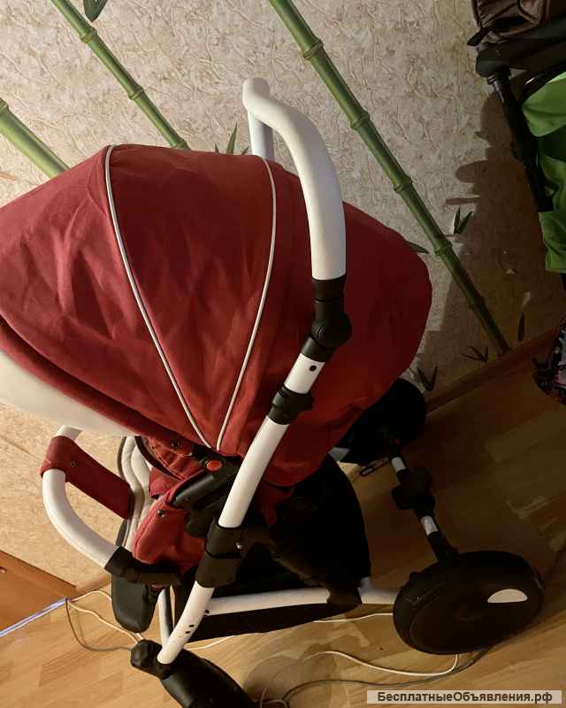 Коляска 2в1 + мягка люлька-переноска