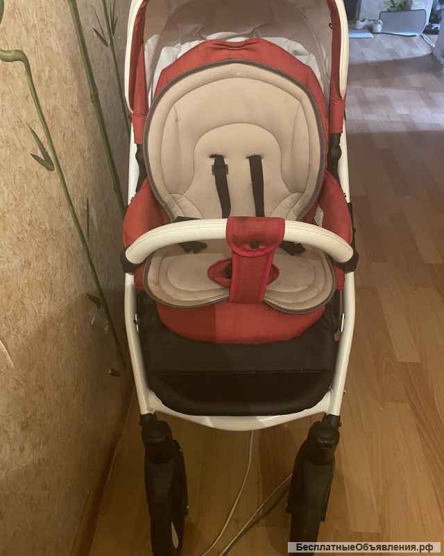 Коляска 2в1 + мягка люлька-переноска