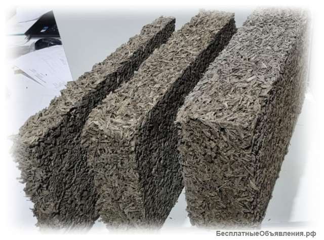 Арболитовая панель 600x300x100 мм