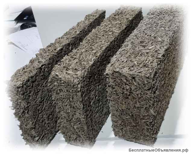 Арболитовая панель 600x300x100 мм